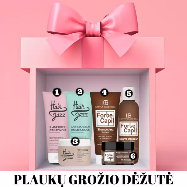 Plaukų grožio dėžutė - sustabdyk plaukų slinkimą ir paskatink  augimą